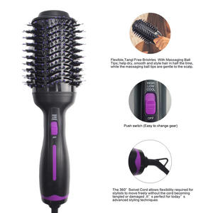 Cepillo Alisador de Cabello 3 en 1 HQ Mixed Proc Discount de 1000W, Secador de Cabello con Peine, Alisador de Cabello con Tres Temperaturas Ajustables - Product Image 2