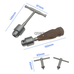 Trapano Ortopedico Universale in Acciaio Inossidabile per Veterinaria, Punta per Trapano Osseo, Strumento per Animali Domestici, Trapano Manuale Cavo Autoclavabile - Product Image 3
