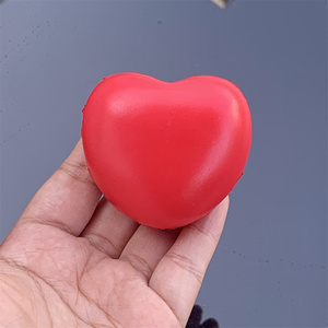 5.2inch Heart Shaped Red Stress Balls Slow Rebound Toys Gift <b>Mini</b> Foam Party <b>Hand</b> Cute Squeeze Fun Grip Strength Exercise Custom - Product Image 6
