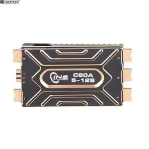 TMOTOR <span class=keywords><strong>CINE</strong></span> C80A 12S Mini FPV UAV ESC Alta eficiencia 80A/100A 5-12S 48V/24V Redbrick 80A 5-12S 48V/24V 80A/100A Accesorio UAV - Product Image 2