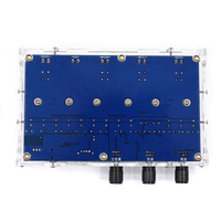 XH-A310 4 canaux 50wx2 + 100wx2 Module d'ampli de caisson de basses double basse 5.0 Tpa3116d2 carte amplificateur de puissance numérique