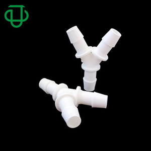 Raccord en Y en plastique PP blanc de qualité supérieure, de qualité sanitaire, avec insert en silicone, pour tuyau d'eau et de gaz, connecteur pagode, vente en gros - Product Image 2