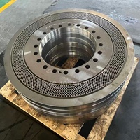 Matrice plate 780 pour machine à granulés de bois biomasse, en acier inoxydable X46Cr13, moteur 220V, engrenage moteur, granulateur de granulés 6mm/8mm