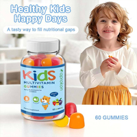 Compléments alimentaires multivitaminés pour enfants OEM, gommes multivitaminées A, C, D, E, B6, B12, zinc, pour enfants
