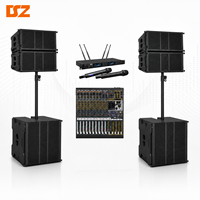 Système de haut-parleurs actifs en ligne pour usine de fabrication, avec subwoofer 10 pouces + 18 pouces, pour événements, fêtes et spectacles