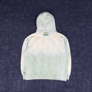 Sudadera con Capucha de Algodón French Terry Grueso, Estilo Urbano, Personalizada, Desgastada, Lavado Ácido Vintage para Hombre - Product Image 3