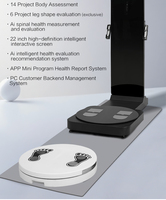 Escáner Corporal Humano Inteligente 3D 360 °   Analizador de Postura Corporal Completo, Máquina de Prueba de Datos Corporales de 128 Puntos para Gimnasio y Fitness