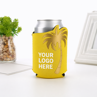Refroidisseur de canettes en néoprène personnalisé avec logo par sublimation, 12 oz, léger, pliable, recyclable, pour garder les canettes de bière au frais