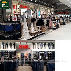 ชั้นวางเสื้อผ้าแบบมุม ประหยัดพื้นที่ สำหรับร้านค้าปลีกเสื้อผ้า - Product Image 4