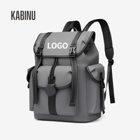 Mochila para Portátil con Solapa Personalizada, Acepta Impresión de Logotipo, Gran Capacidad, Tela Oxford, Mochila para Computadora, Viajes