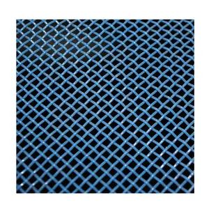 Blue 2X2mm Square Hole Polyester Plain Weave Conveyor Mesh Dryer Paper Drying Belt Endless Filter Linear Screen Fabric