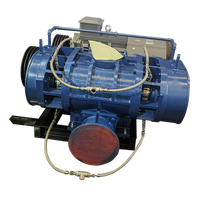 Pompa Vakum Uap Sistem MVR Besi Cor AC Shangu Electric Model OEM MJSR RSR Tekanan Rendah 1100rpm