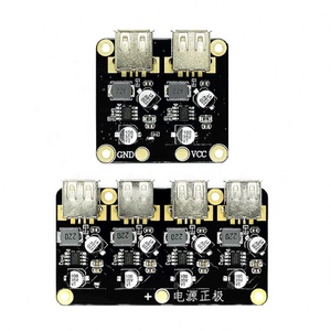 USB QC3.0 USB DC-DC บัคคอนเวอร์เตอร์โมดูลชาร์จแบบสเต็ปดาวน์ 12V 24V สำหรับแผงวงจรชาร์จเร็ว - Product Image 1