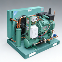 Unité de condensation 4HP avec compresseur 4EES-4 ; Idéale pour la congélation à basse température des fruits de mer et de la viande