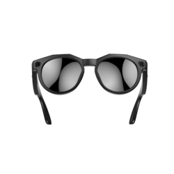Black frame +black sunglasses lenses