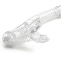 Support de centre de plongée en apnée à sec complet Rotation Fonction de natation Kit de tuba universel Tube respiratoire