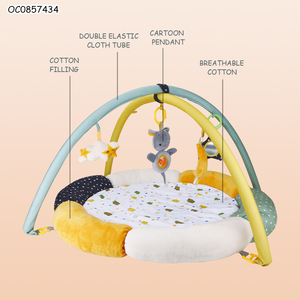 Tapis d'Éveil Épais en Coton pour <span class=keywords><strong>Nouveau</strong></span>-<span class=keywords><strong>Né</strong></span> avec Couverture et Jouet en Peluche - Product Image 5