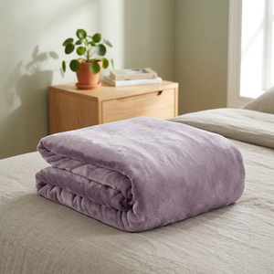 Couverture polaire matelassée d'été style américain, couleur corail unie, douce et confortable, anti-boulochage, emballage personnalisé - Product Image 3