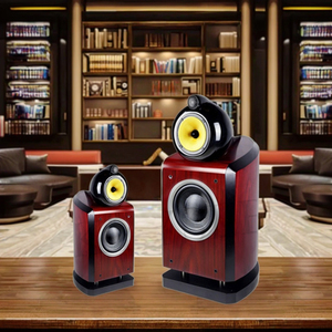 KYYSLB Altoparlante Passivo da 8 Pollici ad Alta Potenza HiFi in Legno per Casa, Altoparlante da Scaffale Professionale a 3 Vie con Qualità Audio Superiore - Product Image 2