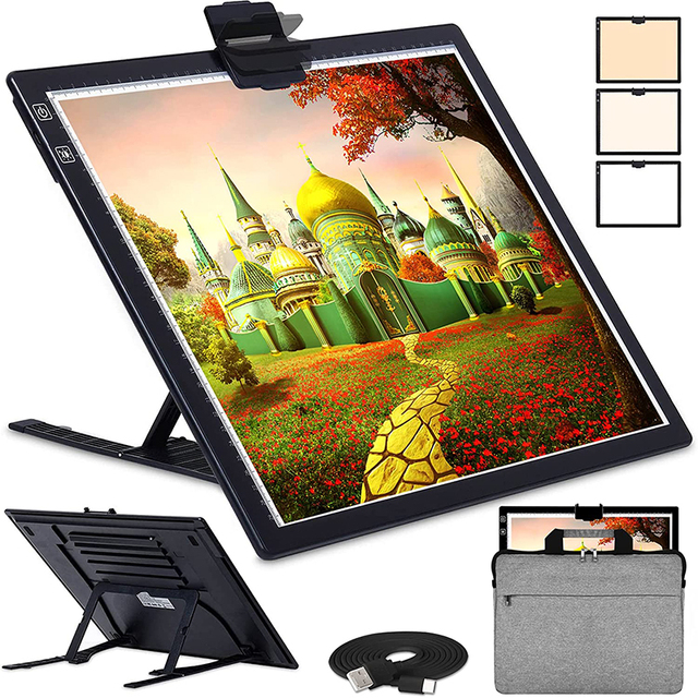 Graphic Writing Tablet Wireless LED Drawing Light Board 5V Tattoo Sketch Pad Display Board Adjustable Dimming Light Box