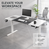 AOR Nouveau Bureau Électrique Silencieux à Hauteur Réglable Ergonomique, Double Usage Assis-Debout, pour Bureau et Étude, 3 Vitesses avec Mémoire, Vente en Gros Usine