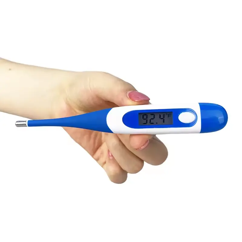 Haute qualité bébé enfant enfants adulte fièvre clinique Flexible tête souple thermomètre numérique