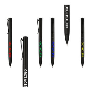 Bolígrafo de Lujo Negro de Alta Calidad 2025 con Logotipo Personalizado para Regalo Empresarial - Product Image 6