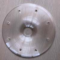 Lentille Fresnel en verre borosilicate trempé de haute qualité OEM, petit diamètre 50-130 mm, pour lampe de studio, éclairage de scène LED