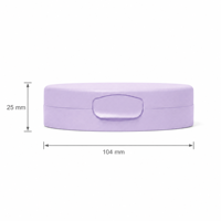 Couvercle en plastique PP JND Packaging MPC40108 pour boîtes de conserve et bouchons de bouteilles, étanche à l'humidité et aux fuites, design à clapet, diamètre 100 mm