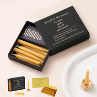 Emballage de bougie de luxe imprimé avec logo personnalisé boîte d'emballage cadeau ensemble de bougies en carton ondulé boîte cadeau emballage boîte d'expédition