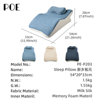 Oreiller en mousse à mémoire de forme pour couples, jouet sexuel, soutien corporel, lecture sur le ventre, technique de sommeil, aide pour allaitement et positionnement en couple