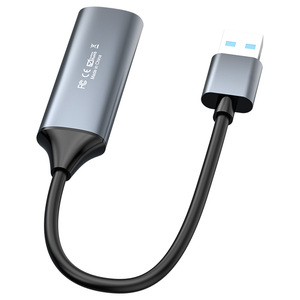 Tarjeta de captura de video para juegos HDMI portátil USB3.0 Compatible para transmitir en Windows Android MacOS con <span class=keywords><strong>VLC</strong></span> OBS Amcap - Product Image 3