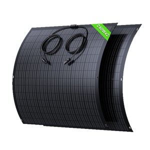 Panneaux solaires flexibles monocristallins en silicium Lionshee modèle LS-PV F120, lot de 2, 24V, <span class=keywords><strong>tension</strong></span> en circuit ouvert 120W, 111x59x3cm - Product Image 2