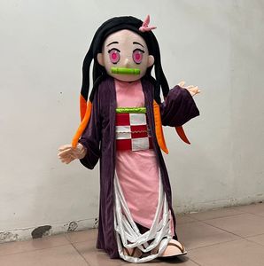 UYEAH personalizzato gigante rosa Gracie stile animale ragazza mascotte personaggio dei cartoni animati per feste di natale - Product Image 6