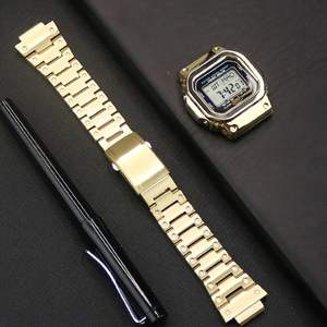 Boîtier de montre en acier inoxydable de haute qualité pour remplacement professionnel <span class=keywords><strong>DW</strong></span>-5600 <span class=keywords><strong>5610</strong></span> couvercle de boîtier de montre en métal - Product Image 3