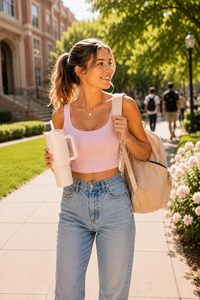 Mug de voyage isotherme populaire à double paroi pour voiture, 40 oz, en acier inoxydable, avec couvercle et poignée, couleur cuivre - Product Image 2