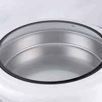 Matériel de restauration et hôtellerie : Ensemble de réchauds de buffet ronds en acier inoxydable blanc pour traiteur