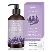 Huile Essentielle Professionnelle Lavande Menthe Poivrée Huile de Massage pour Spa Relaxation Corporelle Complète Aromathérapie Non Tachante Prix en Gros