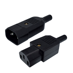 ปลั๊กสายตรง 16A 250V รุ่น C13 C14 แบบ 3 ขา ตัวเมีย ตัวผู้ สำหรับอุตสาหกรรม - Product Image 1