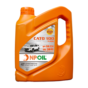 Aceite de motor para automóvil NPOIL CATO 100 TURBO 5W40 4L 5L 6L Aceite base y aditivos premium / Aceite para motor de automóvil / PCMO / Aceite para motor de automóvil de pasajeros - Product Image 1