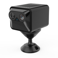 Caméra IP sans fil Wi-Fi basse consommation AISSEU A2 1080P avec batterie rechargeable intégrée, support magnétique et rotation à 360° pour la sécurité