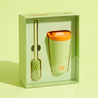 Everich pour Nouvelle Tasse à Café Réutilisable en Acier Inoxydable 304 à Double Paroi de 12 oz avec Logo Personnalisé ODM, Sans BPA, Isolation Thermique 24-36 Heures