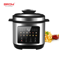 Vente en gros : Cuiseur multifonction 14-en-1 de 6 L avec contrôle tactile numérique, menus prédéfinis multiples, gain de temps, efficace, en acier inoxydable, économe en énergie