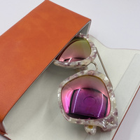 Étui à lunettes de soleil grande capacité, couleur personnalisée, étui à lunettes, couleur et logo personnalisés
