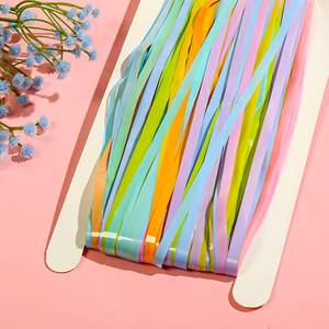 Tinsel folyo saçak perdeler zemin Sparkle metalik yağmur perdesi doğum günü partisi dekorasyon için - Product Image 5