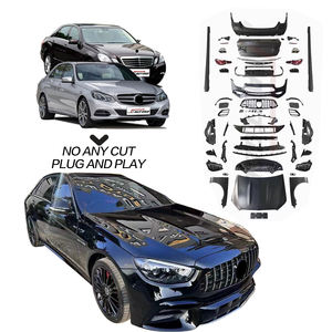 Kit de Carrocería de Material PP ABS de Nuevo Diseño para <span class=keywords><strong>Mercedes</strong></span>-Benz Clase <span class=keywords><strong>E</strong></span> W212 E200 E260 E300 E350 E400 E500 4MATIC Actualización a E63 AMG 2021 - Product Image 1