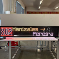 P10 P8.2 P13.4 Pantalla de mensaje interna Señal de destino de ruta LED a bordo para autobús y tren