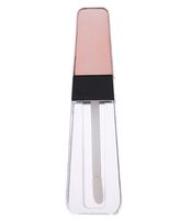 Tube d'échantillon de brillant à lèvres vide trapézoïdal portable de 5 ml, emballage cosmétique en plastique en gros, conteneur personnalisé avec logo OEM ODM