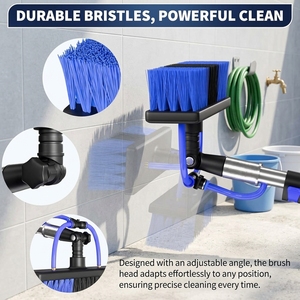 Sistema de Limpieza de Ventanas Telescópico con Cepillo de Nailon y Aluminio Ecológico <span class=keywords><strong>Boris</strong></span>, para Ventanas de Techo - Product Image 2