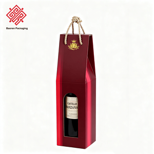 Boîte Cadeau Personnalisable Baoren 750ml pour Vin Rouge – Emballage Écologique et Recyclable en Matériaux Recyclés de Qualité Alimentaire Premium - Product Image 5